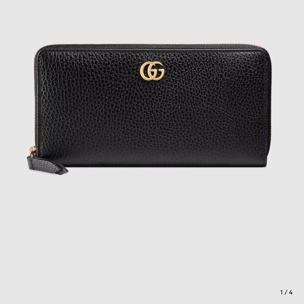 Gucci GG zip around wallet